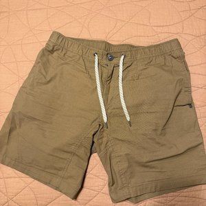 Vuori Tan Ripstop Short Men's DuraTerra Organic Cotton Blend